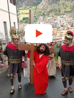 Villacidro Rappresentazione Via Crucis Video